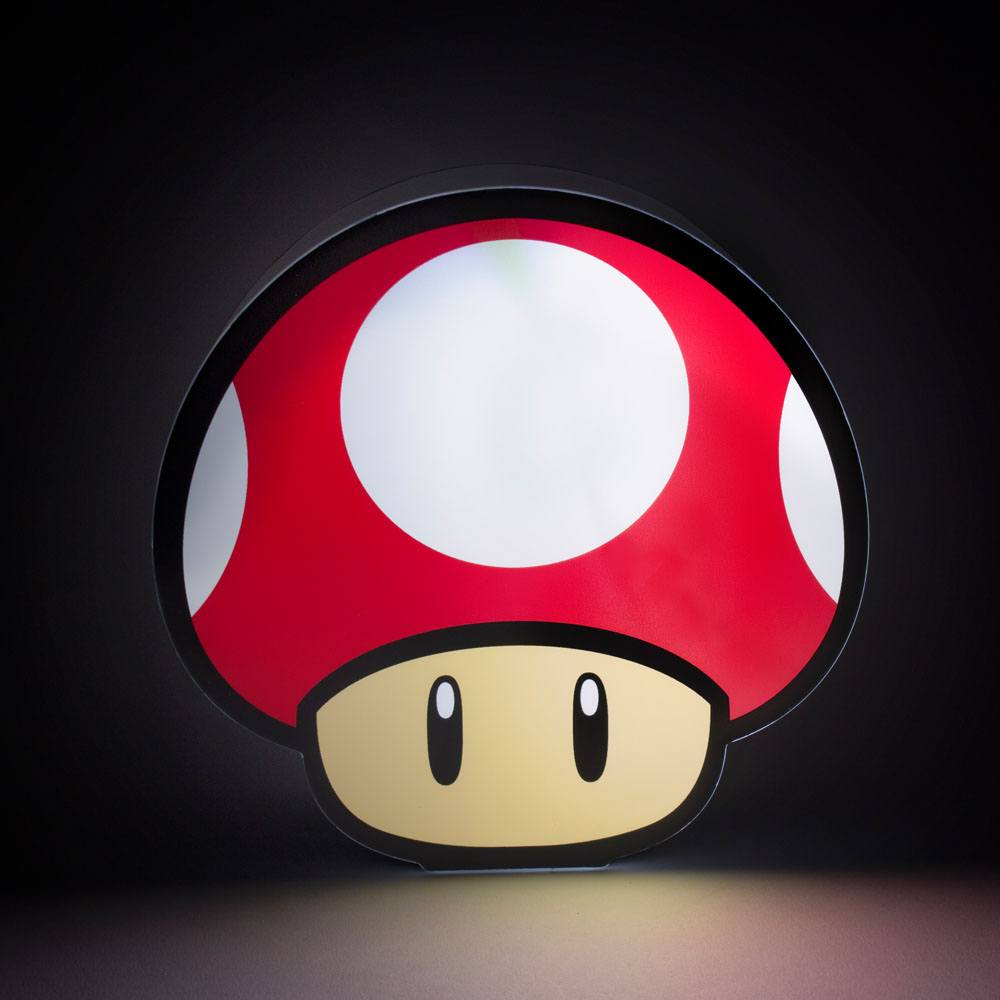 Super Mario Box Light Super Mushroom 15 cm