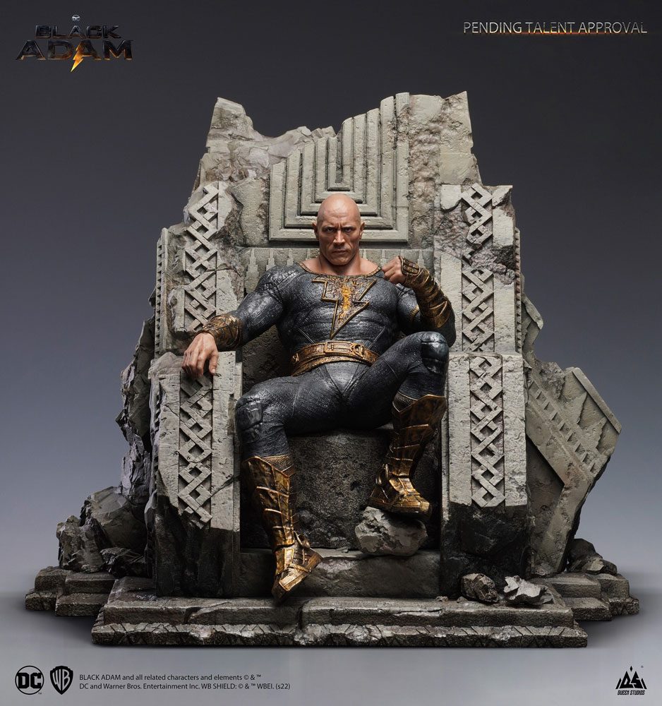 Black Adam Statue 1/4 Black Adam On Throne 53 cm