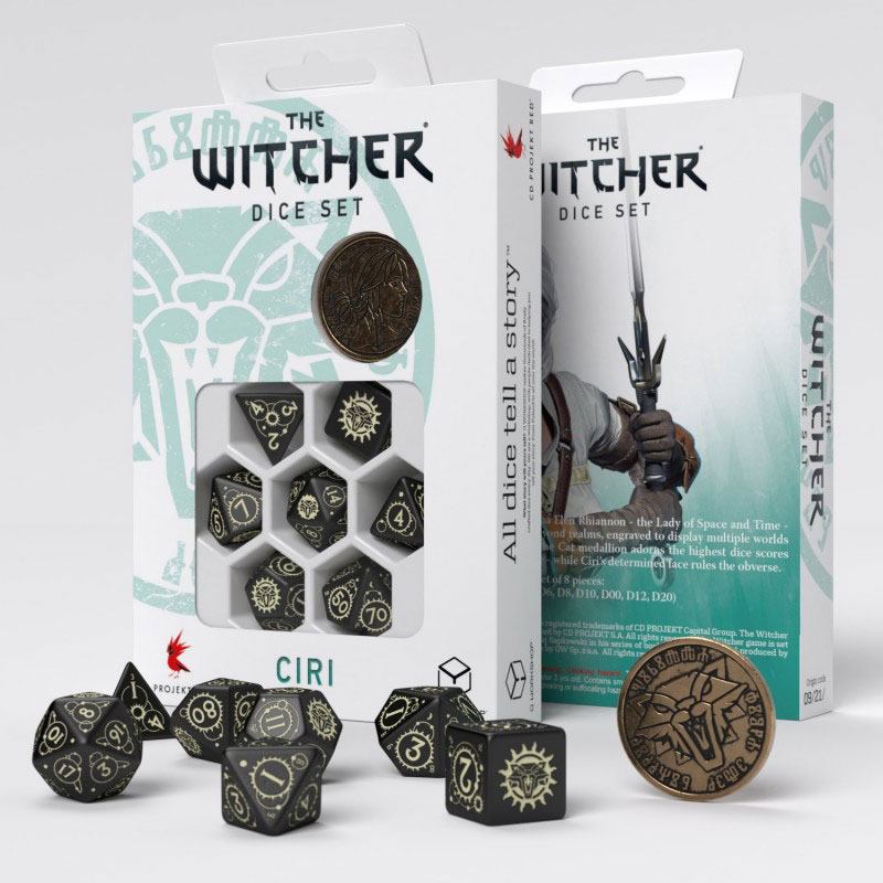 The Witcher Dice Set Ciri The Zireael (7)