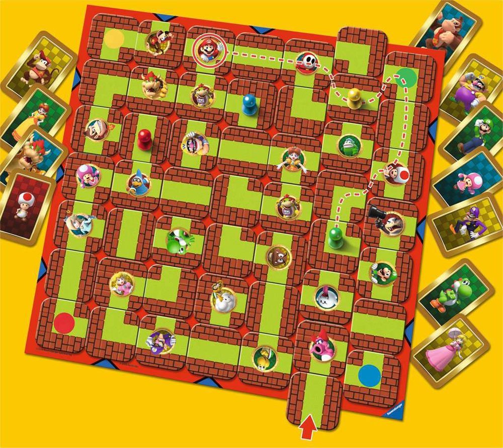 Super Mario Board Game Labyrinth