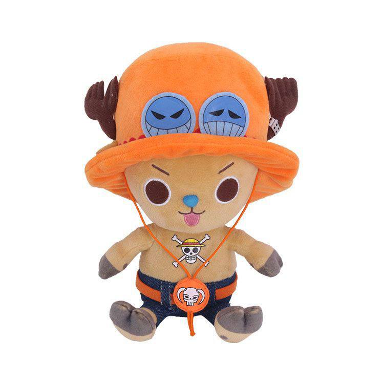 One Piece Plush Figure Chopper x Ace 11 cm