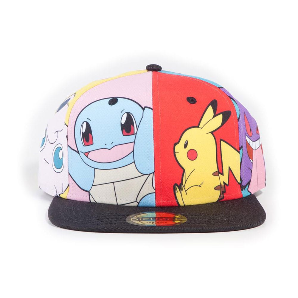 Pokemon Snapback Cap Multi Pop Art