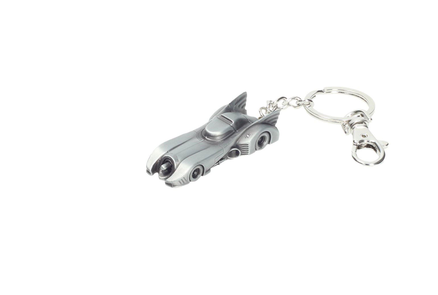 Batman 1989 Metal Keychain Batmobile 7 cm