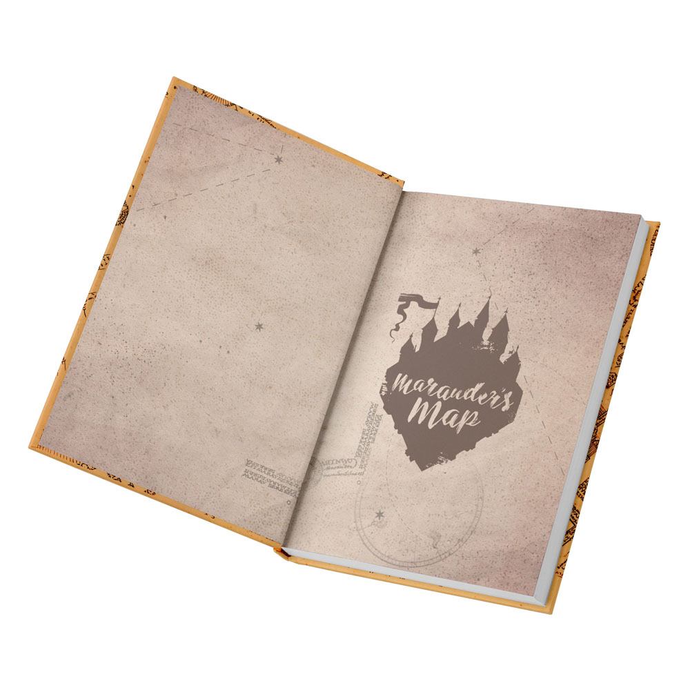 Harry Potter Notebook with Light Marauder's Map