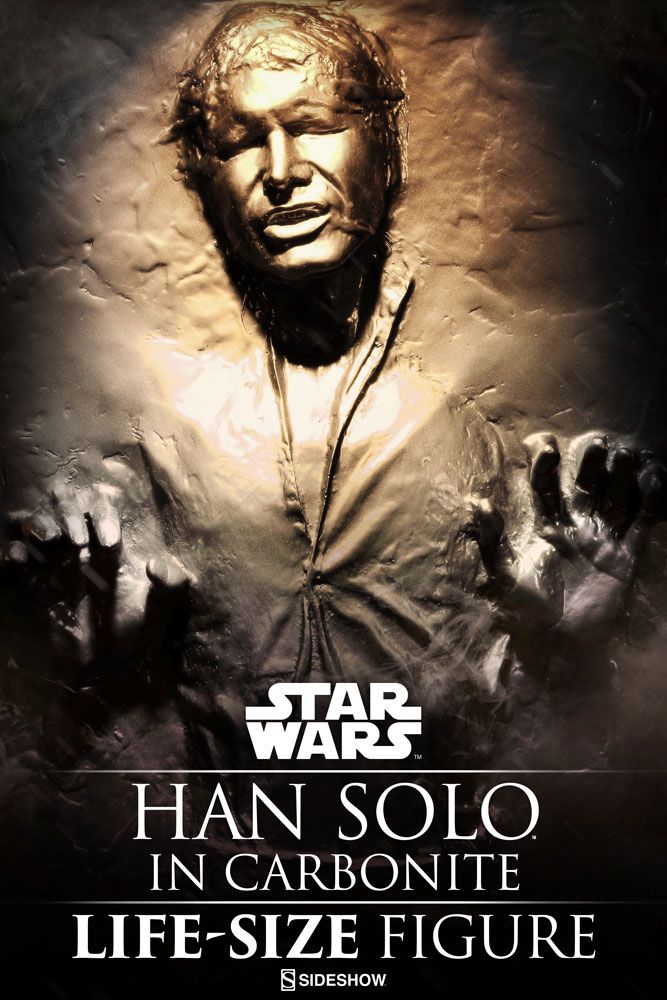 Star Wars Life-Size Statue Han Solo in Carbonite 231 cm