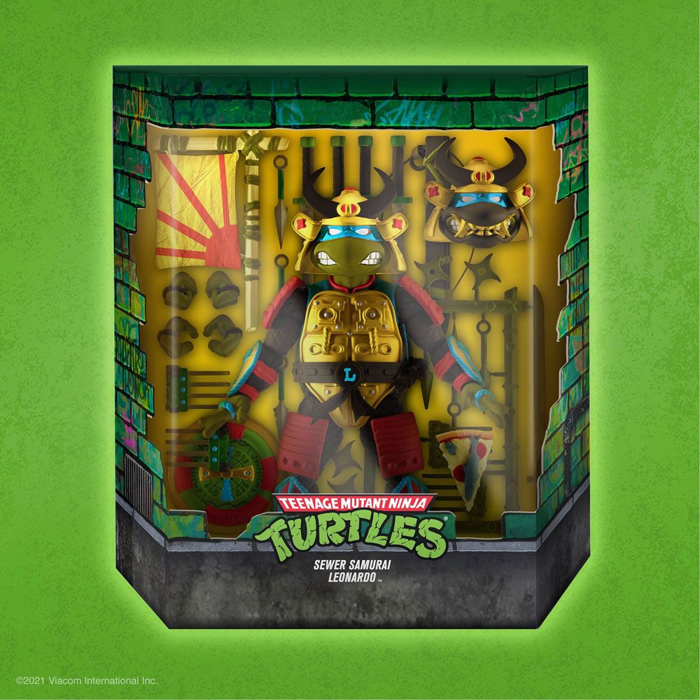 Teenage Mutant Ninja Turtles Ultimates Action Figure Leo the Sewer Samurai 18 cm