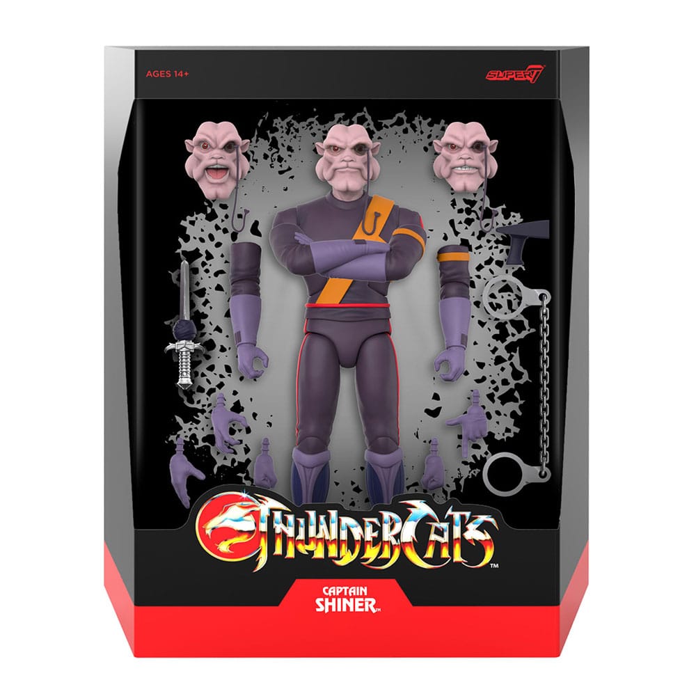 Thundercats Ultimates Action Figure Captain Shiner Wave 8 18 cm