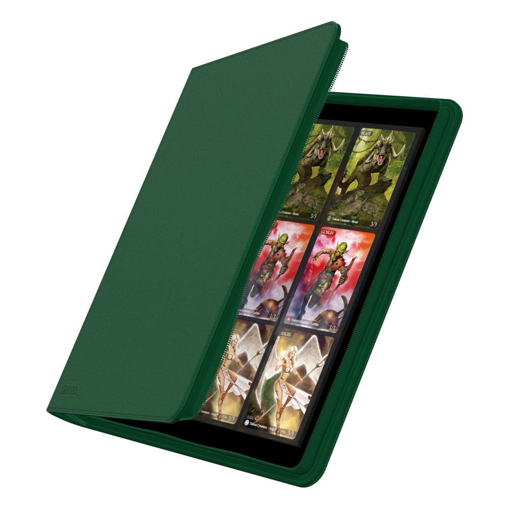 Ultimate Guard Zipfolio 480 - 24-Pocket XenoSkin (Quadrow) - Green