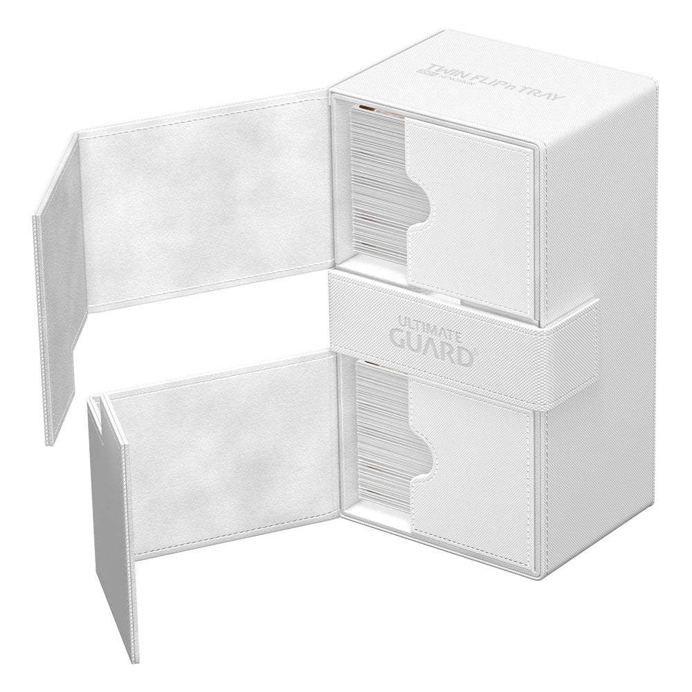 Ultimate Guard Twin Flip`n`Tray 200+ XenoSkin Monocolor White