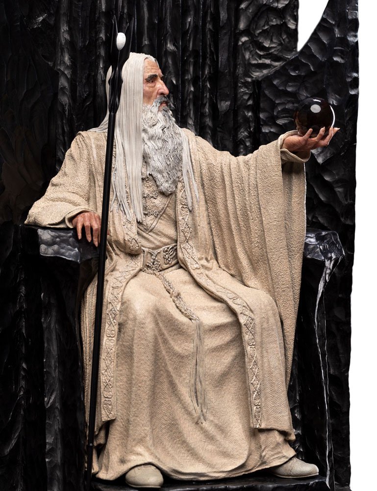 The Lord of the Rings Statue 1/6 Saruman the White on Throne 110 cm