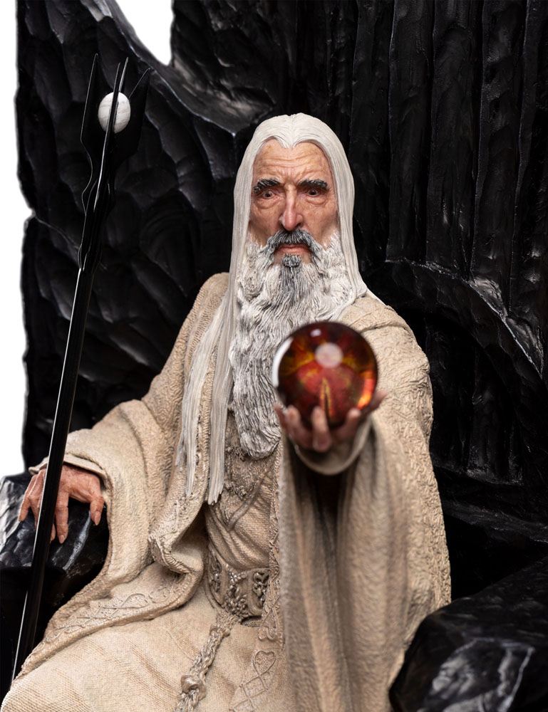 The Lord of the Rings Statue 1/6 Saruman the White on Throne 110 cm